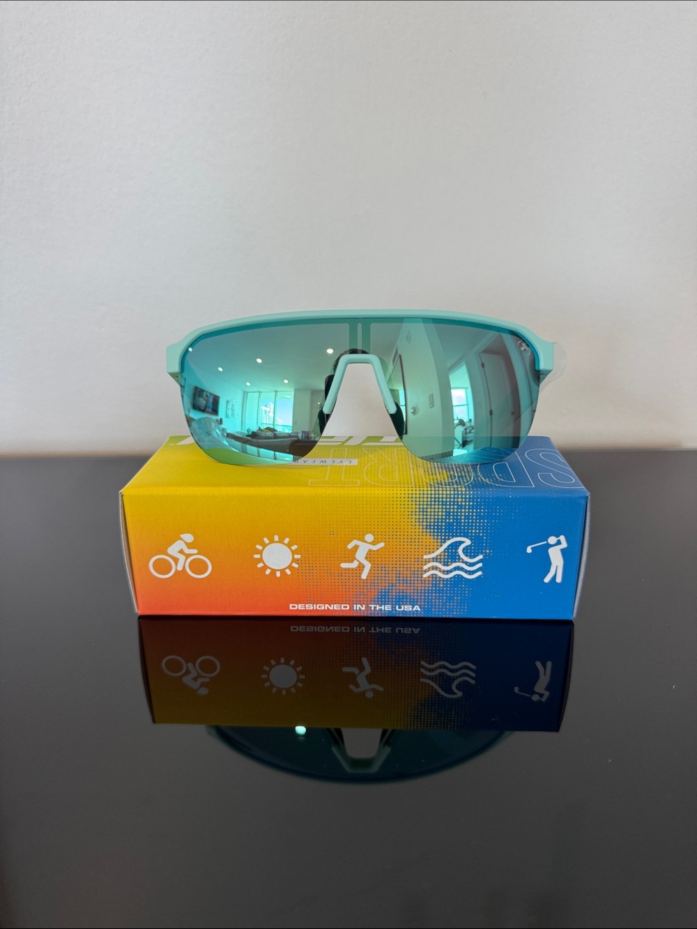 Mirrored running & cycling Sunglasses